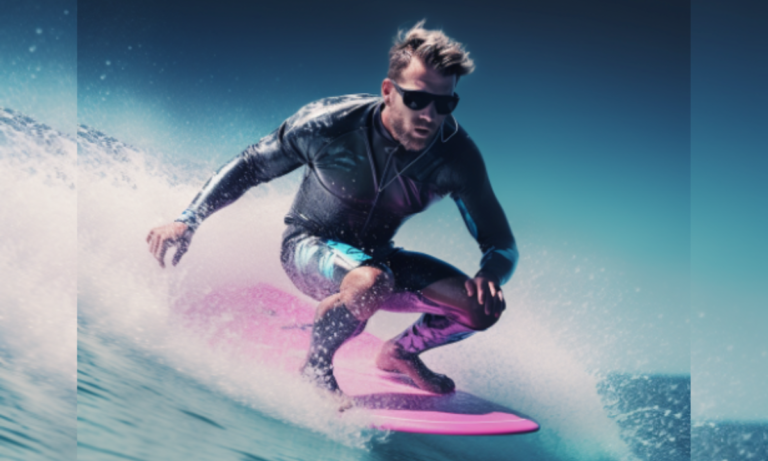 Efoil Weight Limit - Man enjoying a ride in the electric surfboard